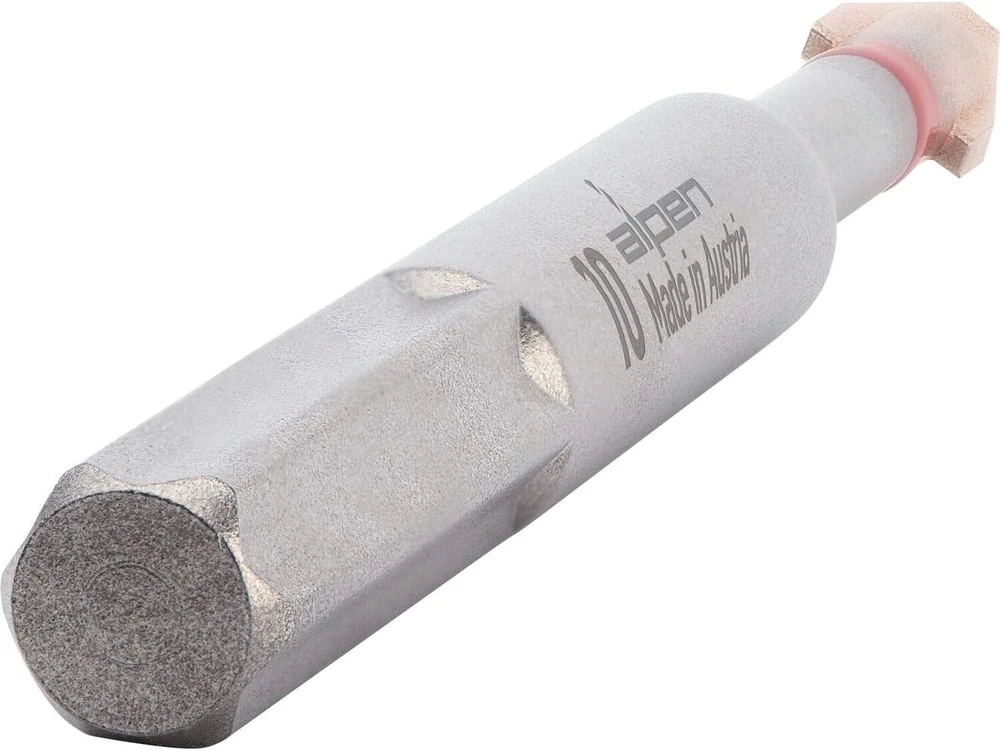 Alpen grąžtų kasetė C Protector (3 vnt., skersmuo 6,00–10,00 mm, skirtas kietoms akmens masės plytelėms iki Mohso/braižymo kietumo 9, taip pat stiklui ir porcelianui, specialus grąžtas, grąžtų asortimentas)