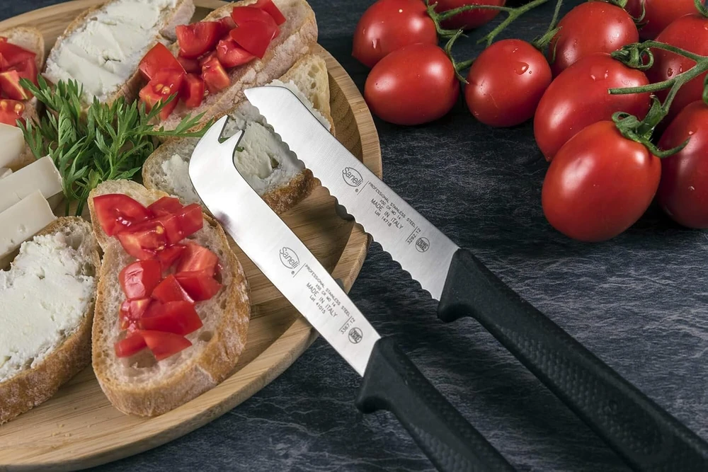 Ambrogio Sanelli Sanelli 304228 Lario Line peilis lašišai pjaustyti, ilgis - 28 cm, įvairiaspalvis