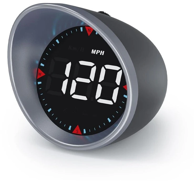 Amhvmu G5 automobilinis head-up ekranas, Gps spidometras, Gps Hud, greičio rodymas, kompasas, įspėjimas apie greitį, km/h, mph, didelis šriftas, baltas šriftas, Usb prievadas, plug and play, visoms transporto priemonėms
