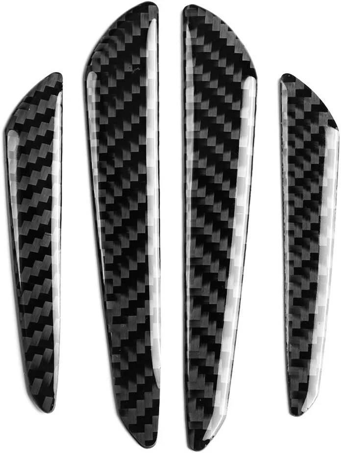 Anglies pluošto durelių krašto apsauga, buferio apsauga, dekoratyvinis lipdukas, universali automobilinė, 4 vnt.