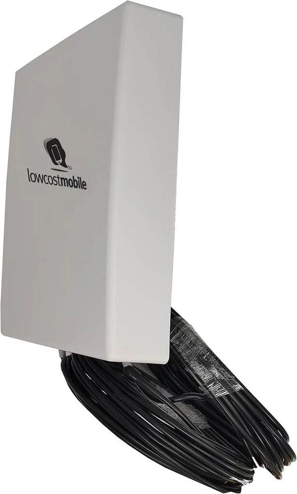 Antena 4g lte 5g mimo 700/800/900/1800/2100/2600 mhz lowcostmobile 2x10m juodas kabelis lmr200 sma jungtis skirta huawei b525, b528, b618, b593, e5186, b310, b315, asus, tp link, dlink, zte