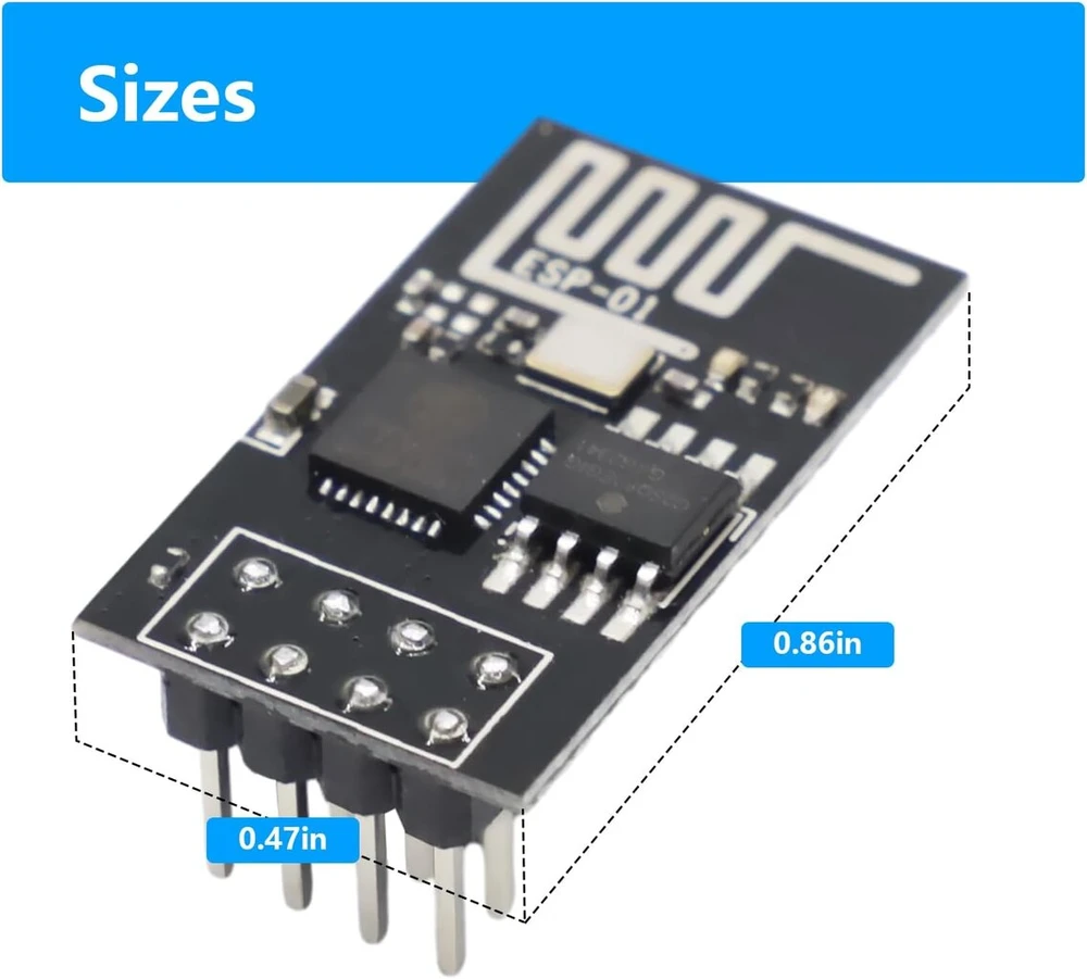 Pagrindinė plokštė Apklvsr esp-01 esp8266 serial wifi modulis, esp8266 ch340g usb į esp8266 serial wifi plokštė, skirta arduino