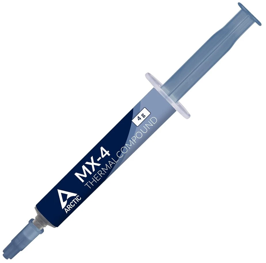 Arctic Mx-4 (4 g) - aukščiausios kokybės termo pasta visiems procesoriams (cpu, Gpu - Pc, Ps4, XBOX), labai didelis šilumos laidumas, ilgas patvarumas, saugus naudojimas, nelaidi, nekapacitinė