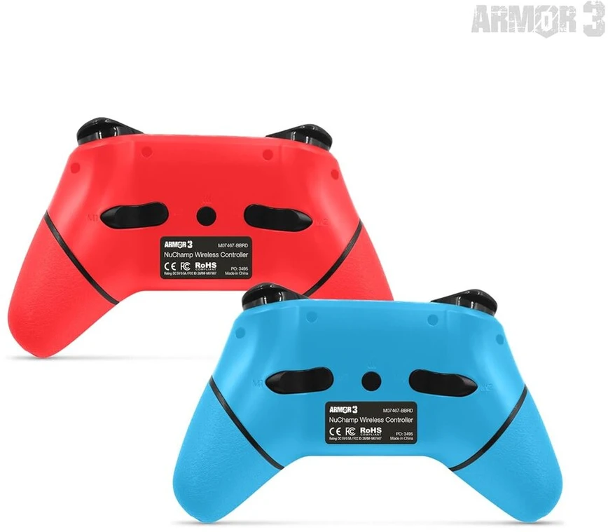 Armor3 Nuchamp belaidis valdiklis 2in1 – mėlynas/raudonas