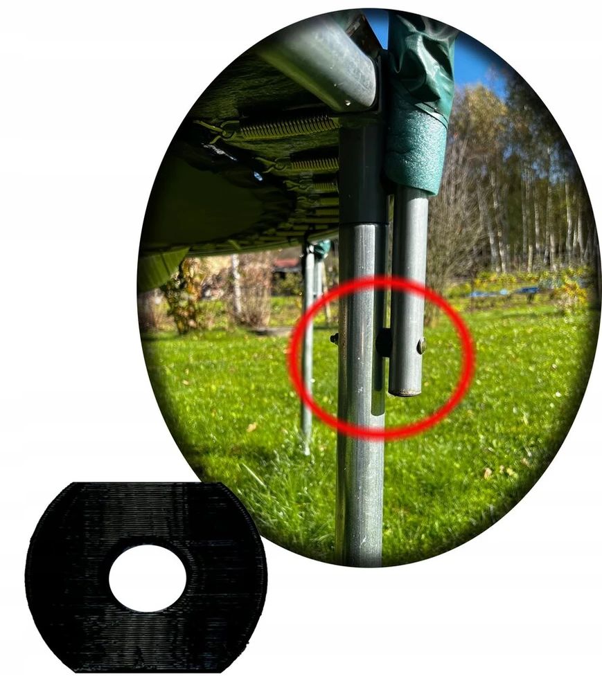 Atstumas iki tramplino jungties tvirtinimo prie stulpų PAKEITIMAS 4 vnt.