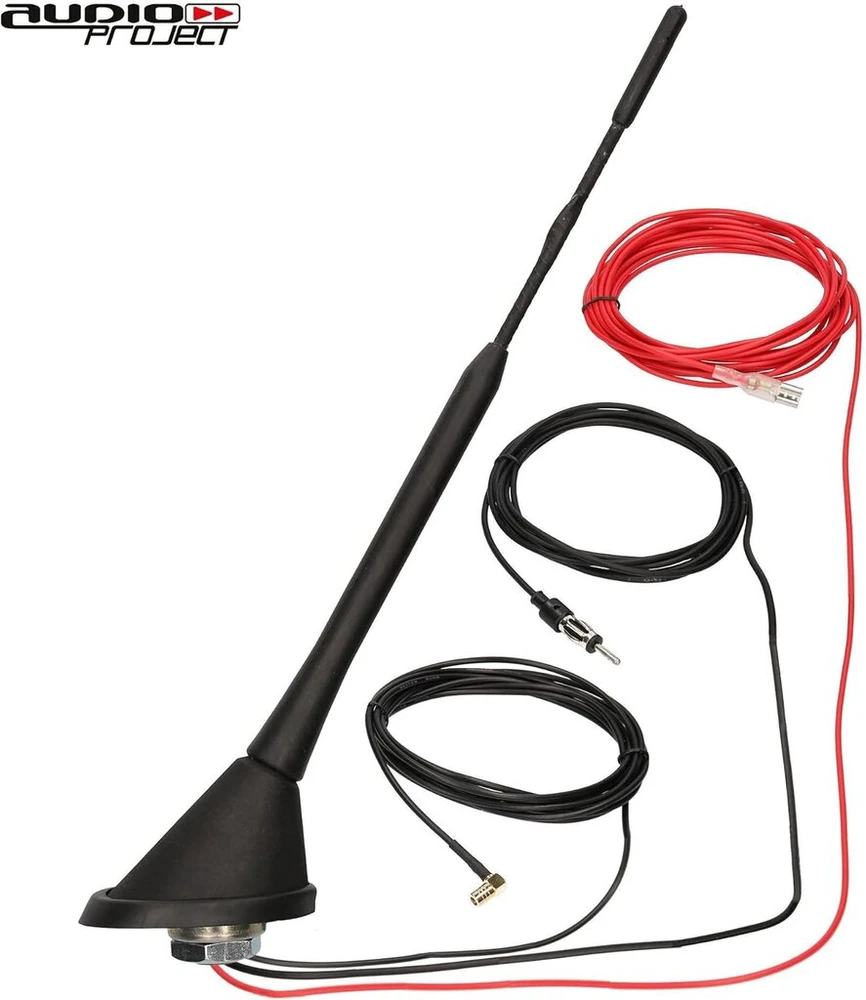Audioproject A292 Universali Dab Automobilinė Antena 24cm su Stiprintuvu