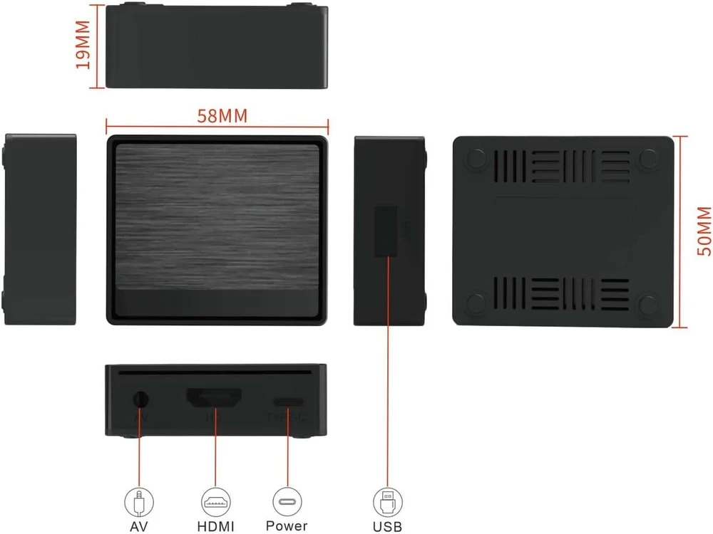 Ausinės Boxput - Lemon Tv Mini Tv priedėlis, Android 12.0 Tv priedėlis su Android, H618 Android Tv priedėlis, Dual Wifi Tv priedėlis, Android, Smart Tv priedėlis, Tv priedėlis 2025 Tv priedėlis 4k, 2gb Ram 16gb Rom, su Bt balso nuotolinio valdymo pulteliu