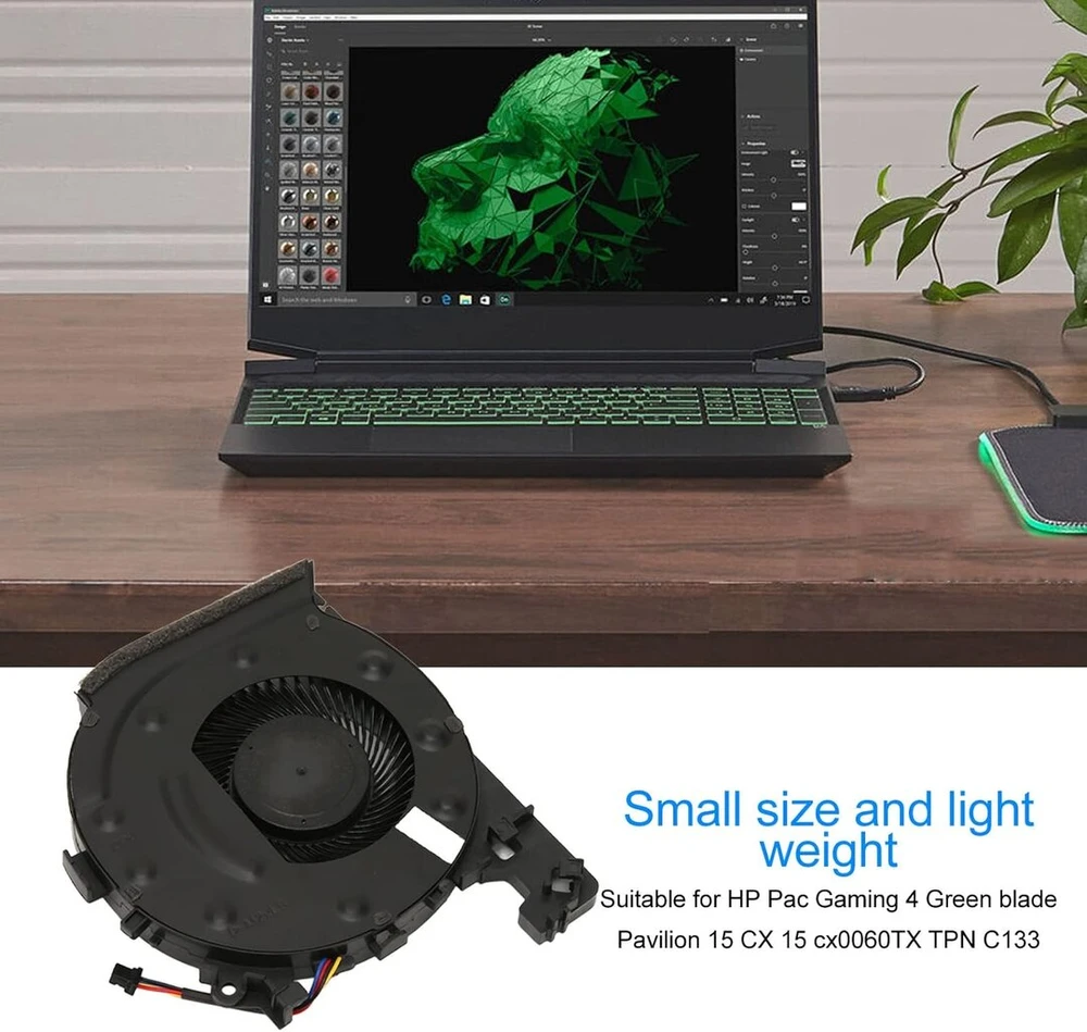 Aušintuvas Hp Pavilion 15 Cx serijai, 4-pin