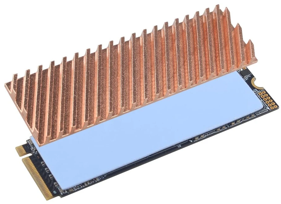Aušintuvas M.2 Ssd 70x20x4mm su termo juosta
