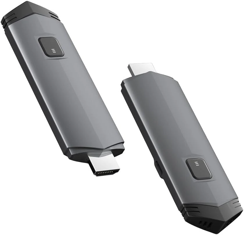 Automagnetola Belaidis hdmi siųstuvas ir imtuvas, plug and play nešiojamas 2.4g/5g belaidis hdmi išplėtimo rinkinys, tinkamas vaizdo ir garso transliacijai iš nešiojamojo/pc/tv priedėlio/projektorių į ekraną
