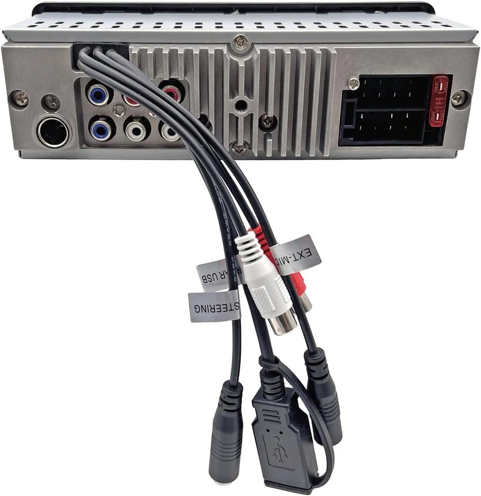 Automagnetola Blaupunkt Dublin 412 1-din automobilinis radijas su bluetooth Aux Usb laisvų rankų įranga vairo nuotolinio valdymo pultas 200 W