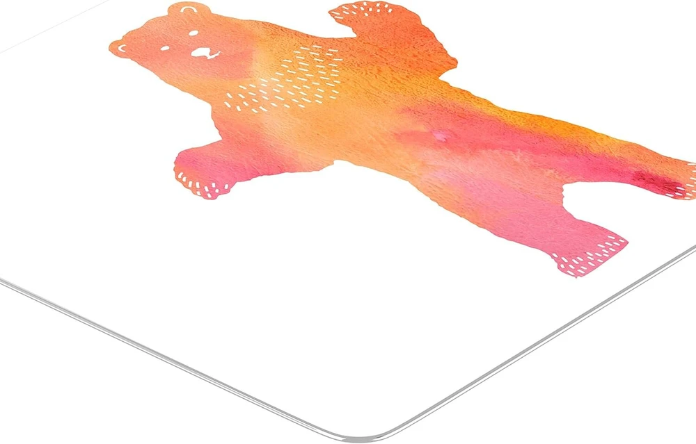 Automagnetola Bonamaison stačiakampis pop art stiliaus skaitmeniniu būdu atspausdintas pelės kilimėlis su neslystančiu pagrindu, skirtas biurui ir namams, dydis: 22x18 cm