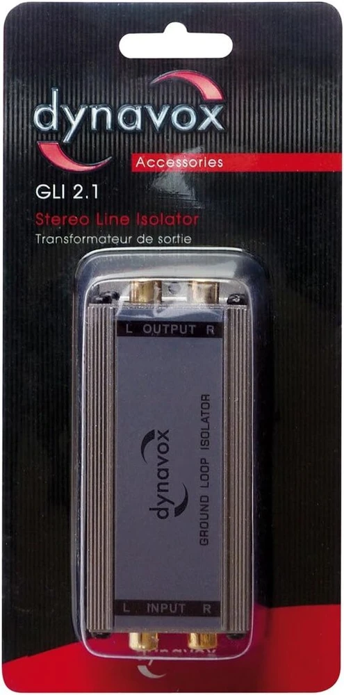 Automagnetola Dynavox 207257 Gli 2.1 stereo linijos izoliatorius, juodas
