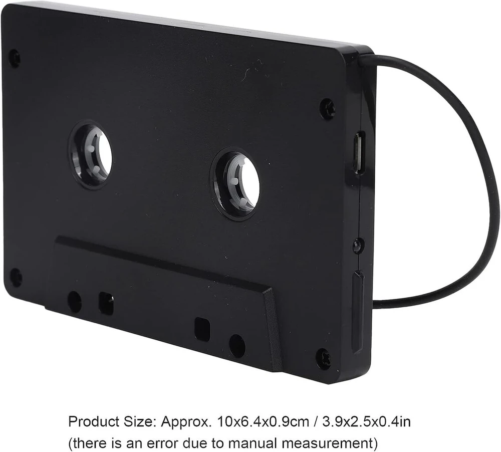 Automagnetola Kasetės adapteris automobilio radijui, kasetinio grotuvo adapteris audio kasetės Aux adapteris Mp3 automobilio radijo adapteris 5.0