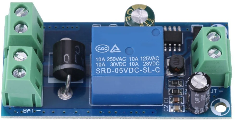 Automatinis perjungimo modulis 5v-48v 10a maitinimo šaltiniams