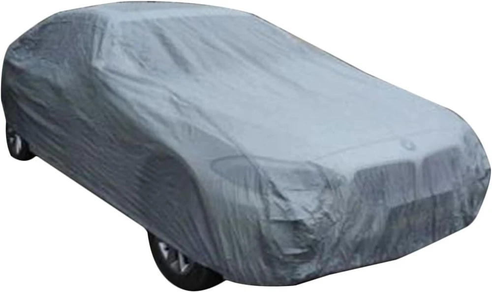 Automobilio garažo uždangalas brezentas vandeniui atsparus specialus uždangalas galinio vaizdo veidrodėliui gera kokybė xl 540 x 175 x 120 cm sidabrinis