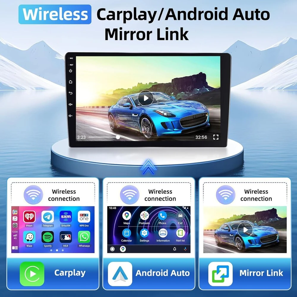 Automagnetola Automobilio radijas Nissan Navara 2006-2014 su Android Auto, Carplay