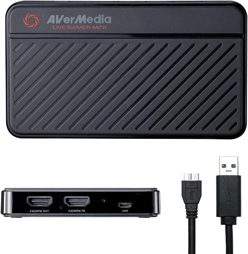 Vaizdo plokštė Avermedia tiesioginio vaizdo įrašymo plokštė, žaidimų įrašymo plokštė su pralaidumu, itin maža delsa, lengvas įdiegimas, suderinama su switch, XBOX, ps4