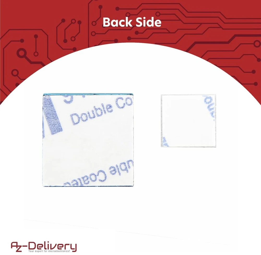 Azdelivery 2 vnt. Aliuminio Aušintuvai Raspberry Pi 3