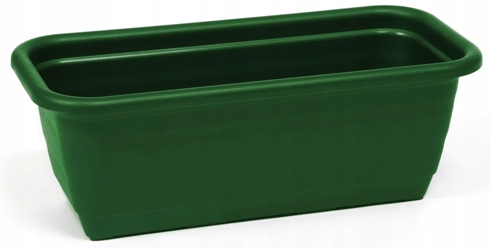Balkono dėžė gėlėms 80 cm Lamela, žalia