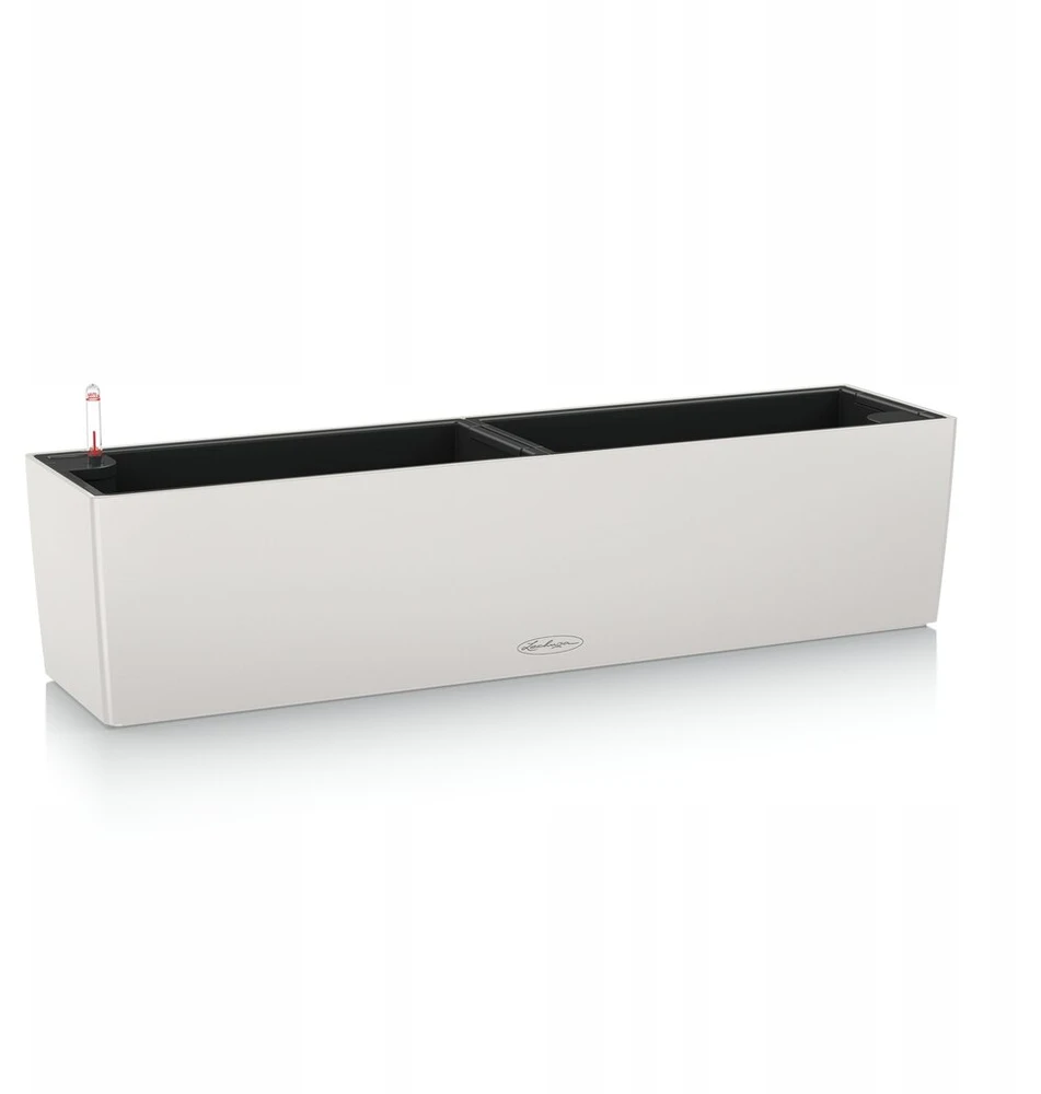 Balkono gėlių vazonas Lechuza Balconera 80cm pilkas