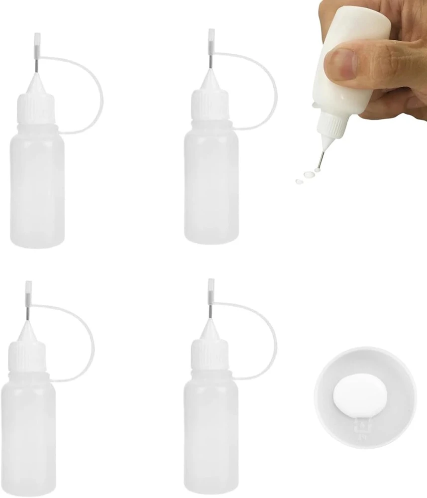 Baosroy buteliukas su adata, buteliukas su adatos antgaliais, buteliukas su adata, 10 ml dozavimo buteliukas, buteliukas su adata, spaudžiamas buteliukas, tikslūs aplikatoriaus buteliukai, permatomi klijų buteliukai (7)