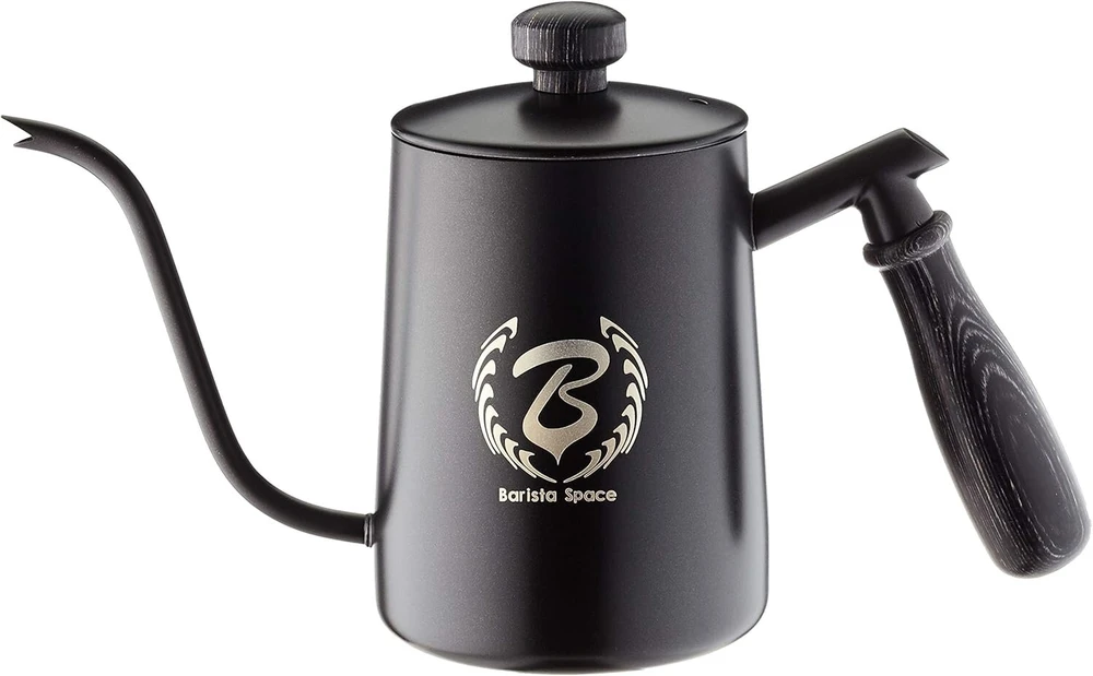 Barista Space Cd juodas virdulys 600 ml nerūdijančio plieno virdulys