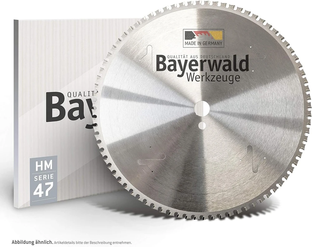 Bayerwald - hm diskinis pjūklo diskas - 355 x 2,4/2 x 25,4 | dantų forma: wwf (80 dantų) | skirtas plieno profilių atskyrimui be aušinimo