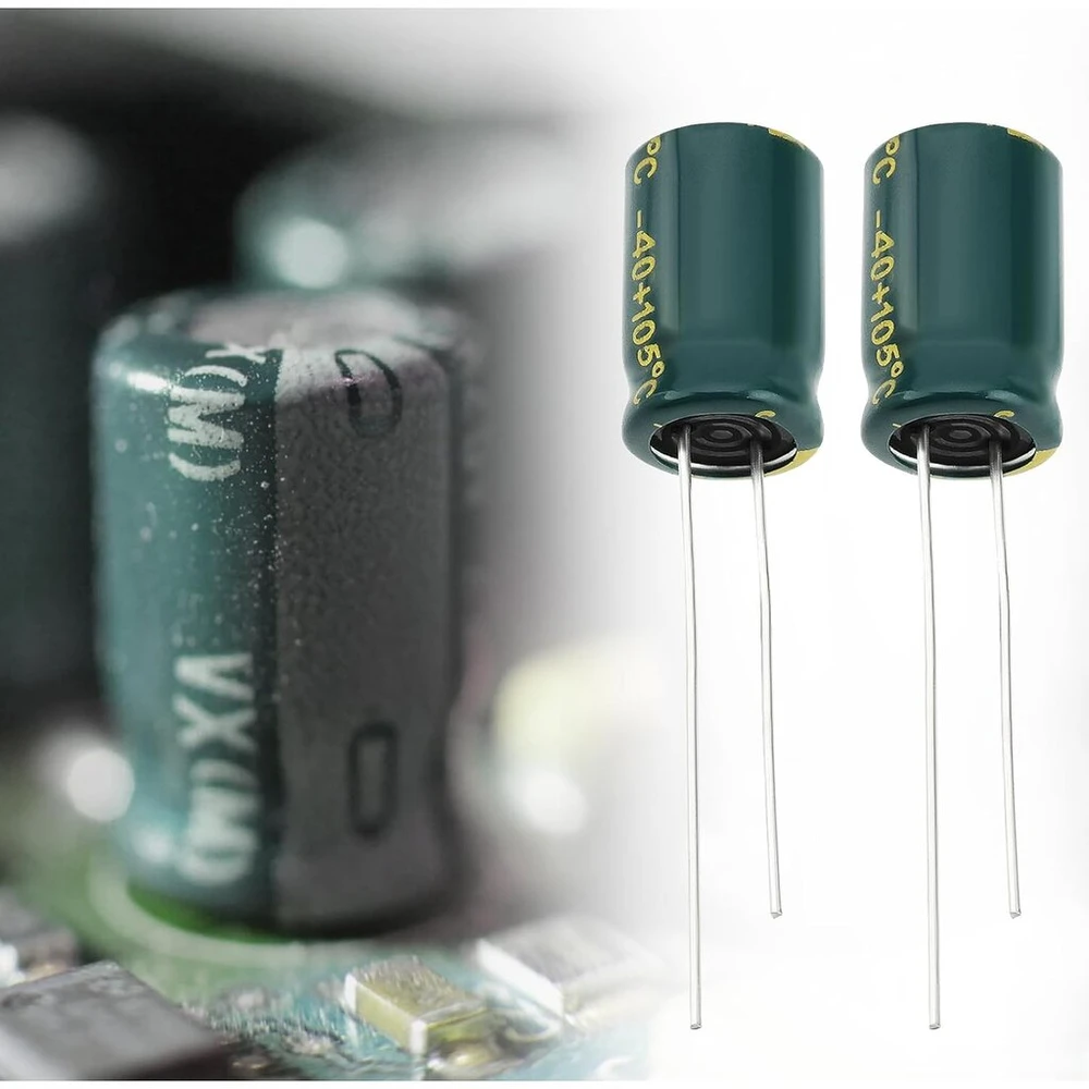 Monitorius Be In Your Mind 10 vnt. 47uf 100v 105°c radialiniai aukšto dažnio aliuminio elektrolitiniai kondensatoriai ± 20%, tinkami televizorių lcd monitorių žaidimų remonto dalims 8 x 12 mm