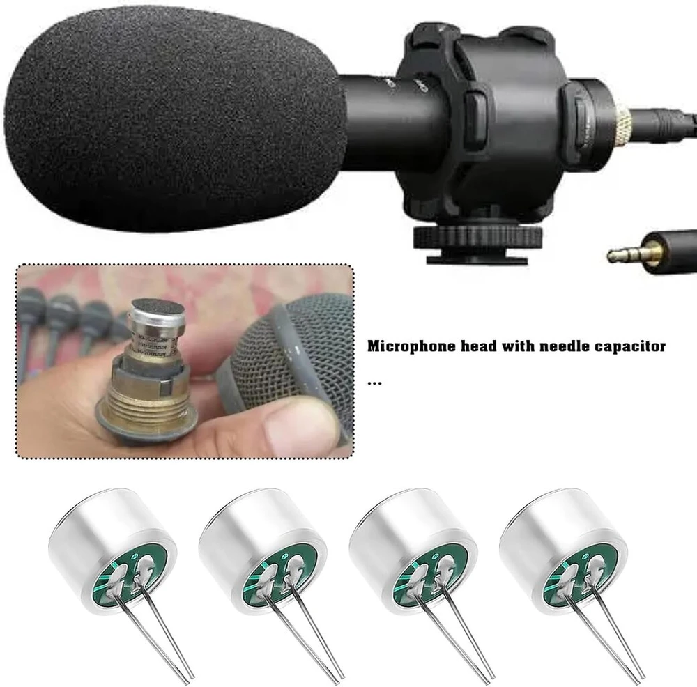 Be In Your Mind 20 vnt. 2 kontaktų mikrofono elektretinio kondensatoriaus kabelio kapsulės elektretinio kondensatoriaus garso šviesos valdymo maitinami kondensatoriniai mikrofono priedai, skirti Mp3 Mp4 telefonams