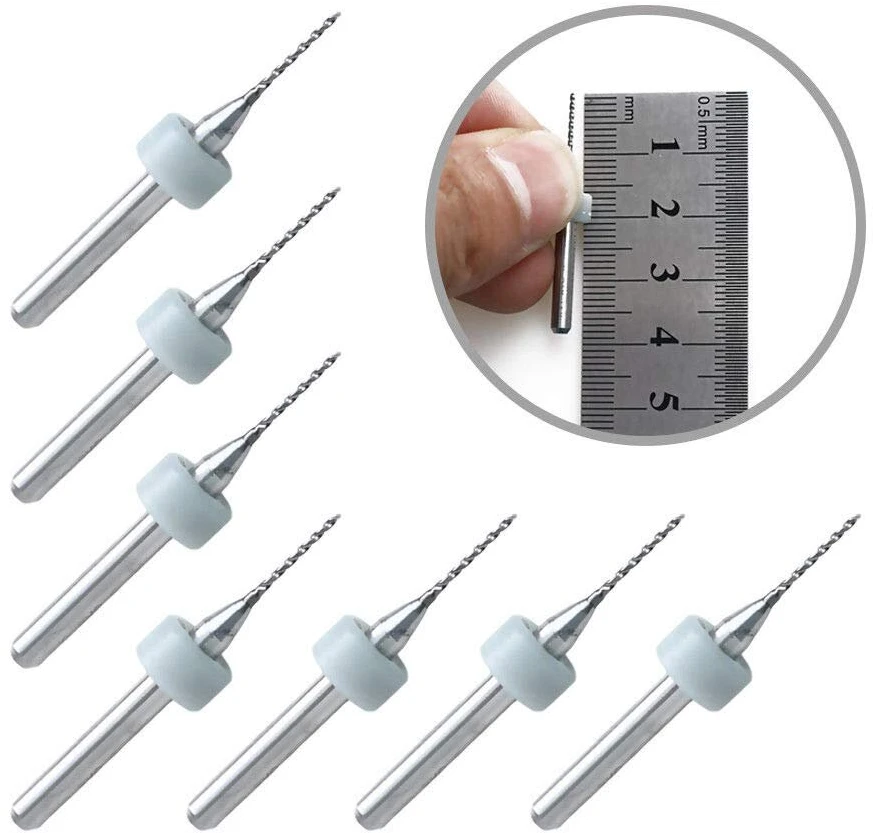 Be-tool 10 vnt. 1.2mm volframo karbido mikro pcb grąžtai 1/8" kotu, skirti pcb juvelyrikai cnc minkštiems metalams slėgio grandinės graviravimo įrankiui