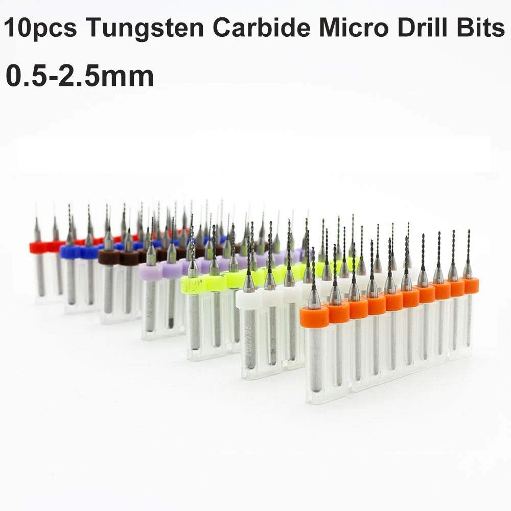 Be-tool 10 vnt. 1.2mm volframo karbido mikro pcb grąžtai 1/8" kotu, skirti pcb juvelyrikai cnc minkštiems metalams slėgio grandinės graviravimo įrankiui