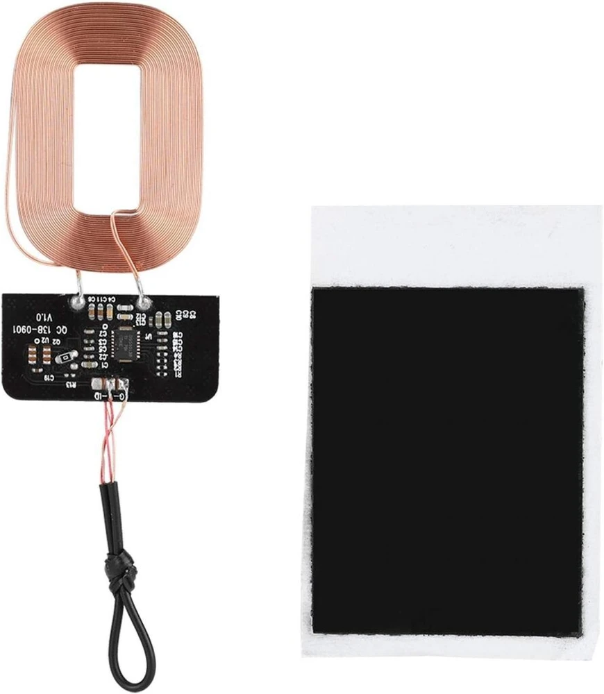 Belaidis įkrovimo priėmimo modulis, 5v 1a Diy Qi standartinis belaidžio įkrovimo imtuvo modulio ritės imtuvo modulio plokštė, skirta visiems Qi standartą palaikantiems telefonams