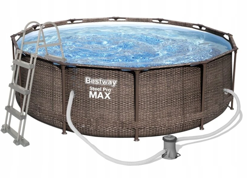 Bestway karkasinis baseinas 366x100cm 56709 su siurbliu, kopėčiomis ir filtru