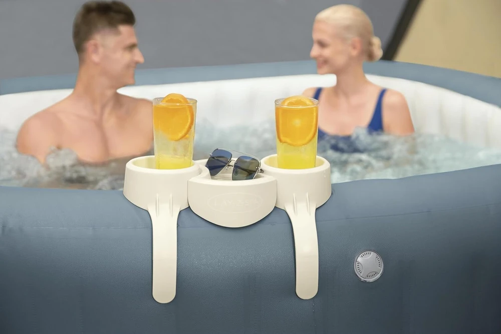 Bestway Lay-su-spa puodelių laikiklis, rinkinys 35 x 2.32 x 20.5 cm, baltas