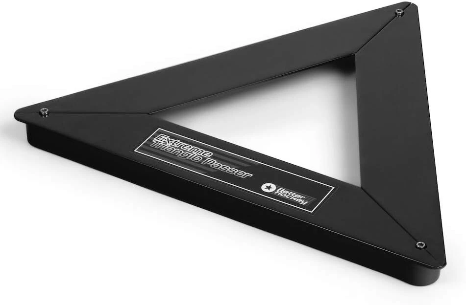 Better Hockey Extreme Hockey Triangle Passer – trys 55 cm perdavimo angos – galima naudoti ant ledo ir be jo