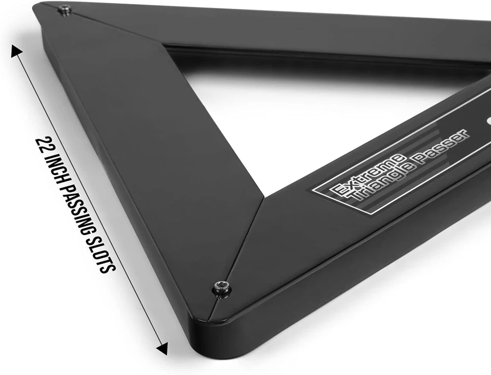 Better Hockey Extreme Hockey Triangle Passer – trys 55 cm perdavimo angos – galima naudoti ant ledo ir be jo