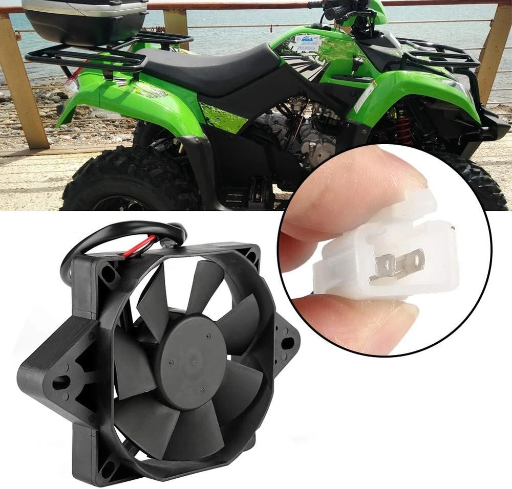 Bewinner automobilio radiatoriaus ventiliatorius motociklams, automobilinis ventiliatorius, elektrinis radiatoriaus ventiliatoriaus pakaitinis ventiliatorius Atv Go Kart Quad ventiliatoriui, populiarus