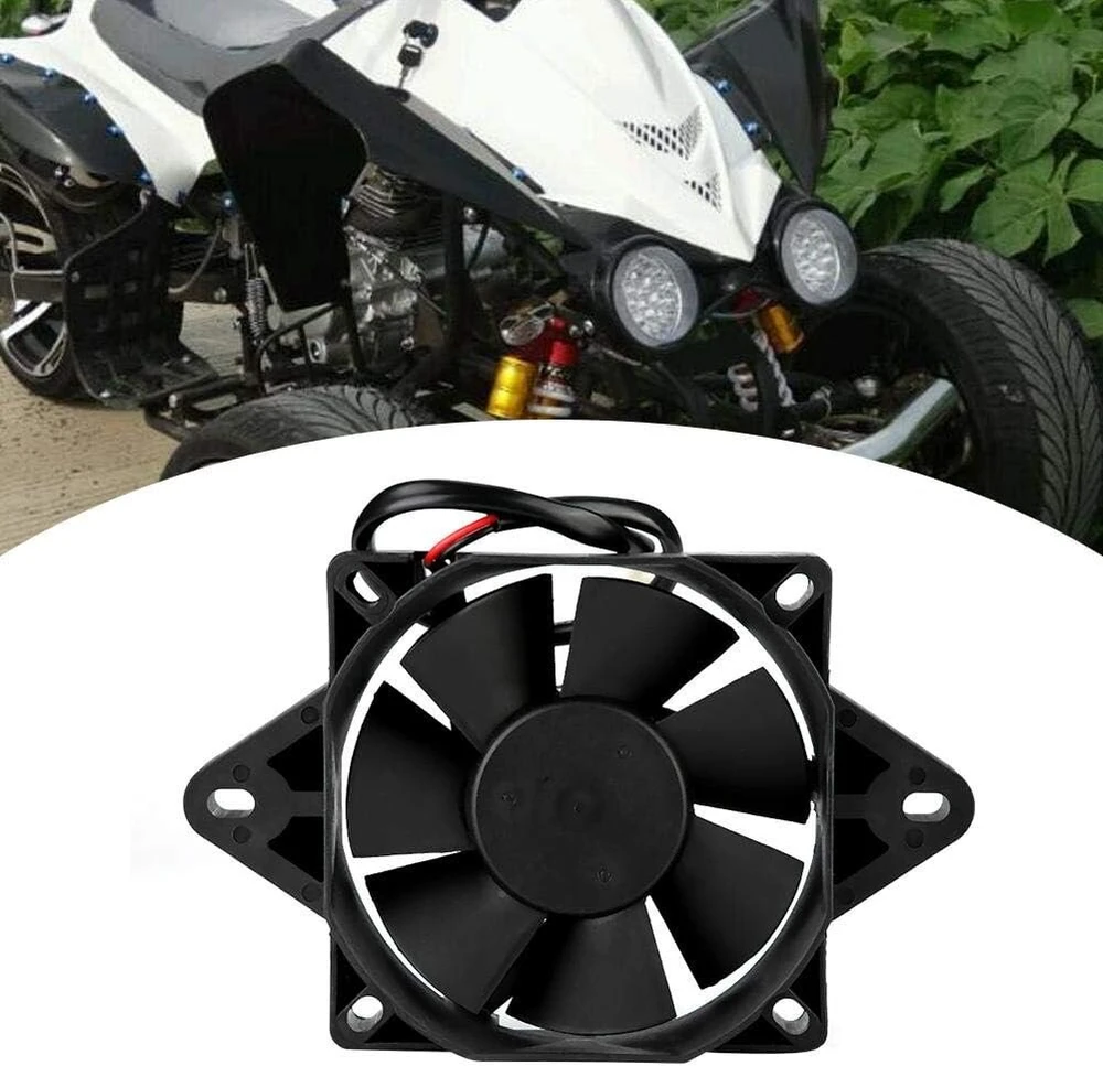 Bewinner automobilio radiatoriaus ventiliatorius motociklams, automobilinis ventiliatorius, elektrinis radiatoriaus ventiliatoriaus pakaitinis ventiliatorius Atv Go Kart Quad ventiliatoriui, populiarus