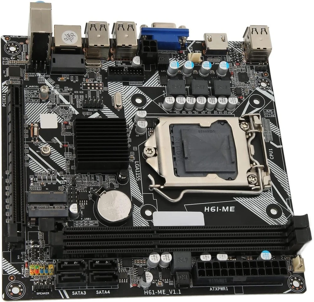 Pagrindinė plokštė Bewinner lga 1155 motininė plokštė nvme wifi m.2 vga hd išvestis staliniam kompiuteriui 10 usb 2.0 ddr3 itx kompiuteriui
