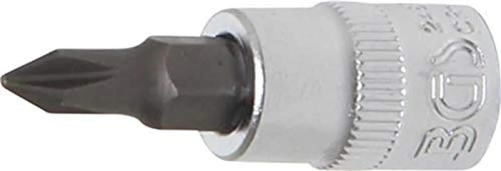 Bgs 2487 Phillips antgalis, sidabro/pilka, 1/4" dydis Ph1