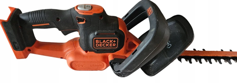 Black & Decker Juodas&decker 55 cm 36 V akumuliatorinės elektrinės žirklės