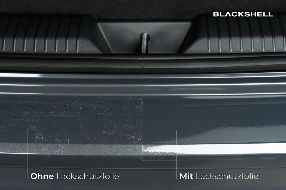 Blackshell® bagažinės slenksčio apsauginė plėvelė, tinkama dacia duster, pagaminta nuo 2018 m., skaidri