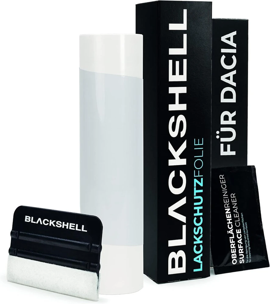 Blackshell® bagažinės slenksčio apsauginė plėvelė, tinkama dacia duster, pagaminta nuo 2018 m., skaidri