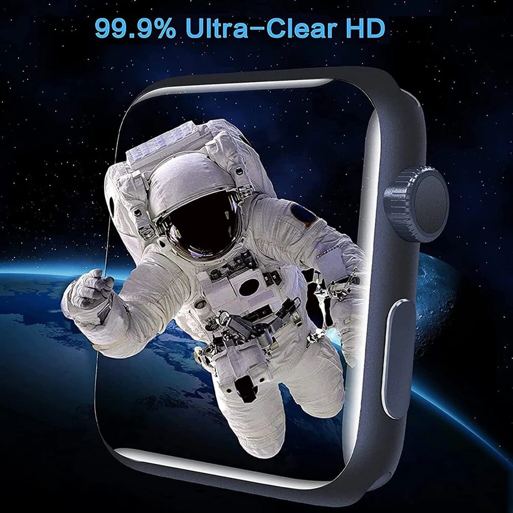 Blueshaweu ekrano apsauga, suderinama su Blackview išmaniuoju laikrodžiu vyrams 2.01 colio W60, Hd skaidri lanksti Tpu ekrano apsauga [6 vnt.] Suderinama su iowodo W60 / Baolubao W60 išmaniuoju laikrodžiu