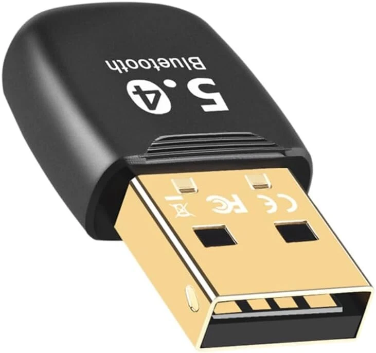 Bluetooth 5.4 adapteris, bluetooth adapteris kompiuteriui, bluetooth dongle usb, bluetooth stick, žemas latentinis laikas, su windows 7/10/8.1/11, skirtas staliniam kompiuteriui, nešiojamam kompiuteriui, ausinėms, klaviatūrai, pelei