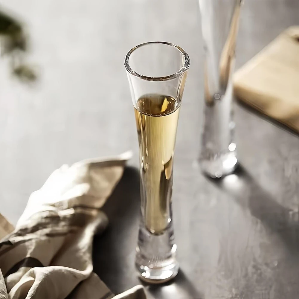 Bordeag 2 šampano taurių rinkinys, 150 ml, stiklinės šampano taurės, krištolinės šampano taurės, dvigubų sienelių šampano taurės, krištolinės taurės vestuvėms, gimtadieniui, vakarėliui, barams