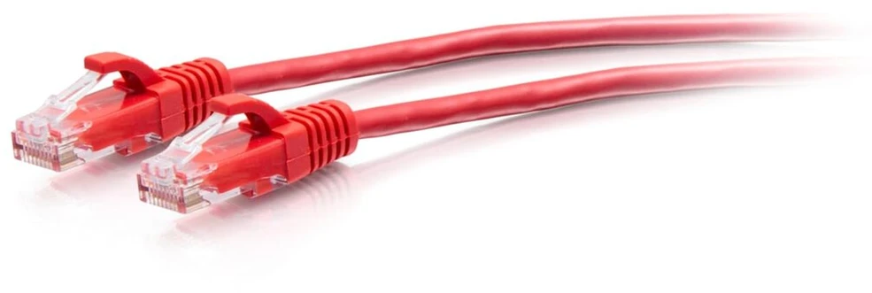 C2g Cat6a itin lankstus plonas ethernet kabelis, idealiai tinkantis maršrutizatoriui, modemui, internetui, wifi dėžutėms, XBOX, ps5, smart tv, sky q, ip kamerai, itin dideliam interneto greičiui (raudonas)