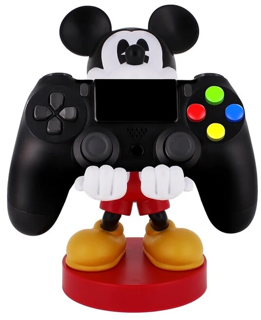 Cable Guys - Mickey Mouse žaidimų priedų laikiklis ir telefono laikiklis, skirtas daugumai žaidimų valdiklių („XBOX“, „play Station“, „nintendo Switch“) ir telefonams