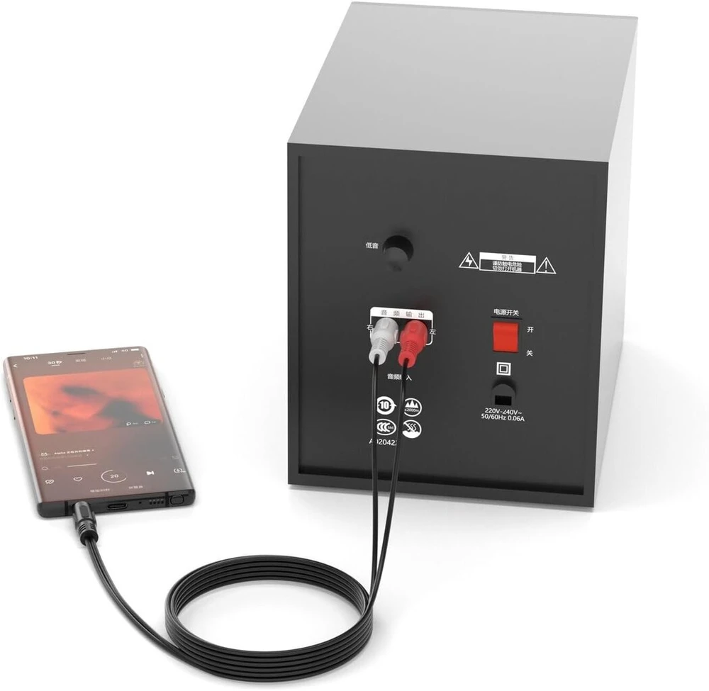 Cablepelado 10 m stereo jack į 2 rca male 2 rca į 3.5 mm jack audio kabelis mobiliajam telefonui planšetiniam kompiuteriui ipod stiprintuvui garsiakalbiui tv dvd